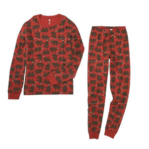 Tea Collection Geo Bears Adult Pajamas Medium M Unisex